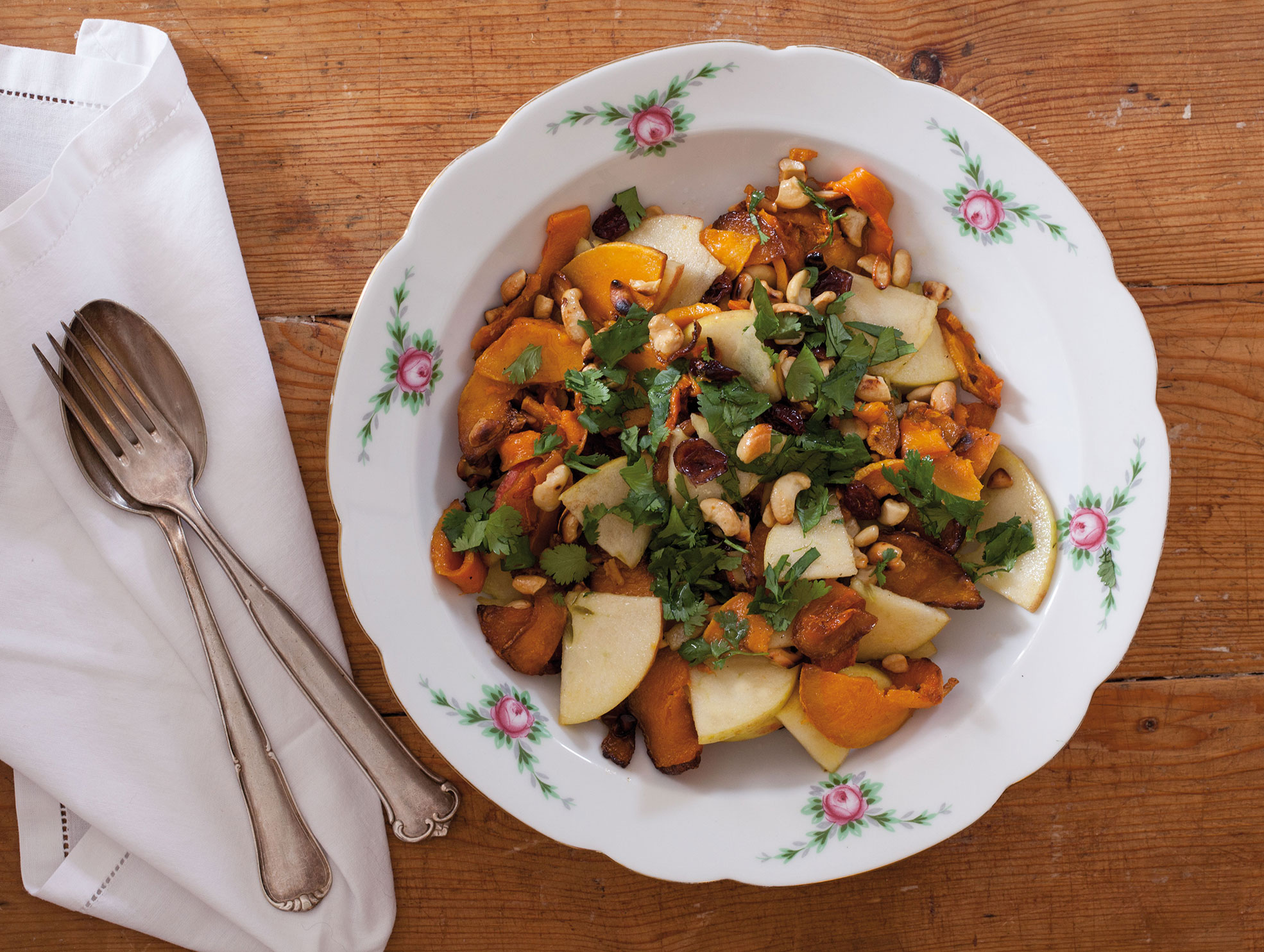 Kürbis-Apfel-Salat
