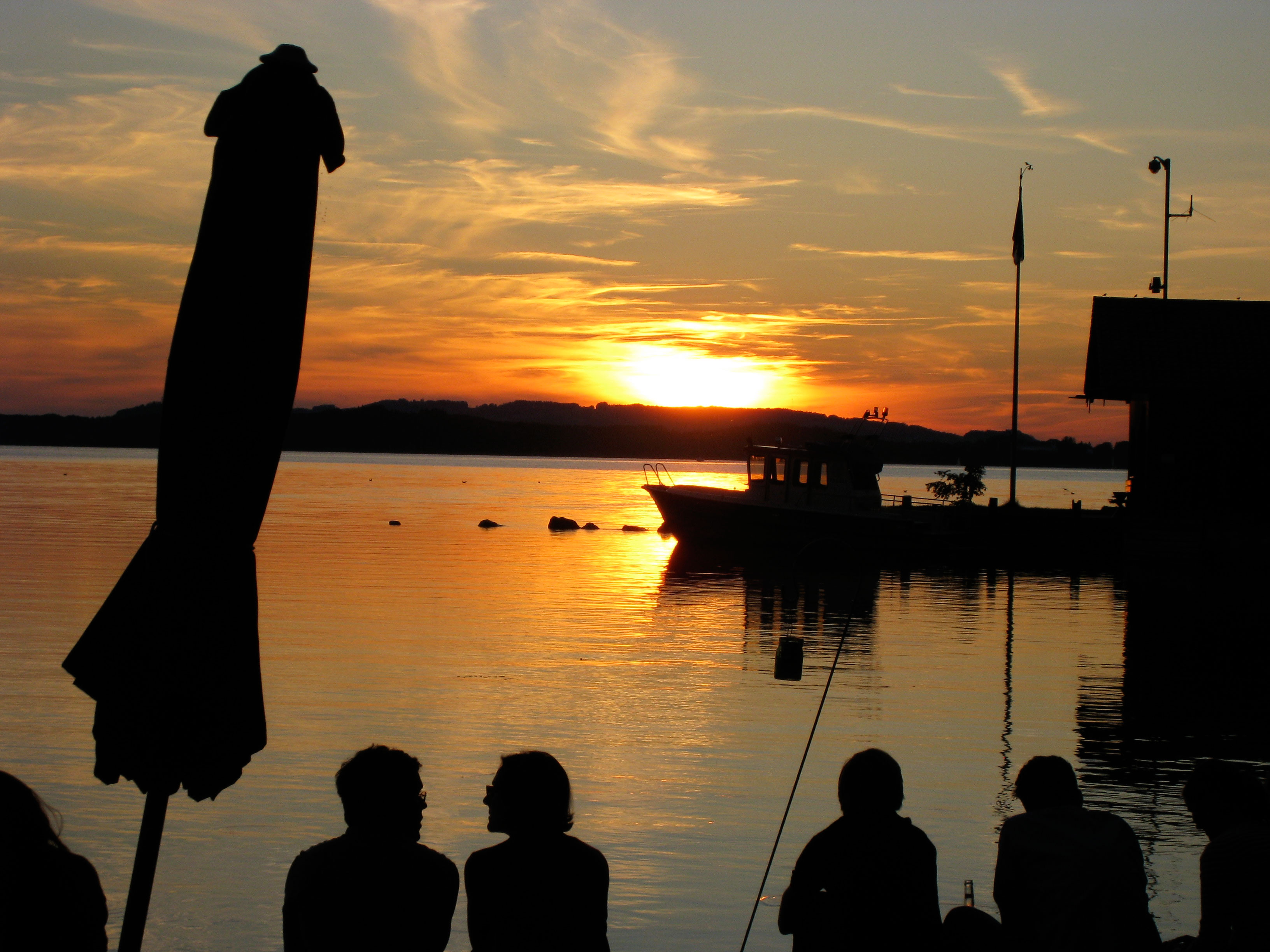 Sundowner am Chiemsee