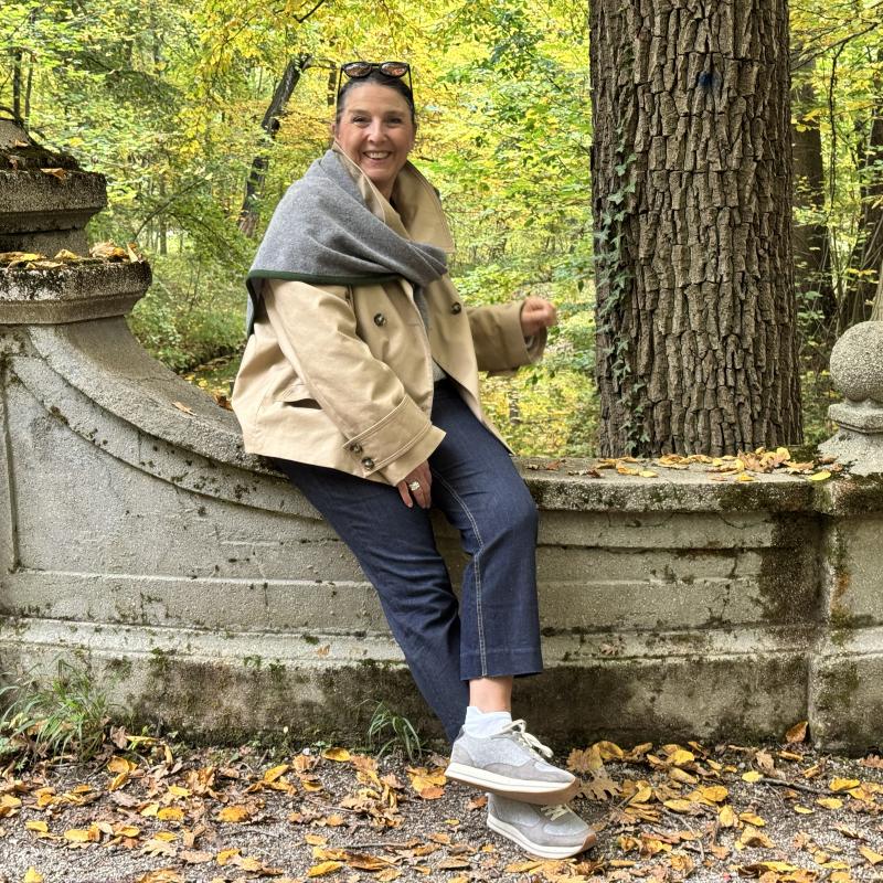 Uli im Herbstlaub