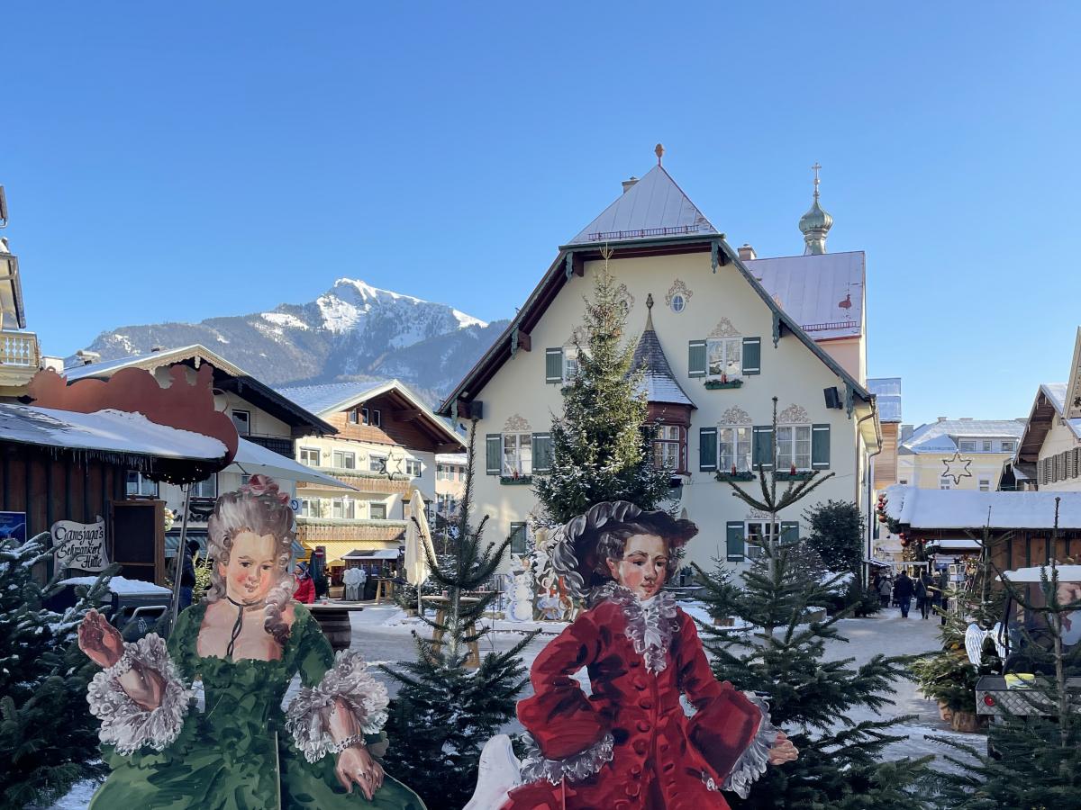 Nannerl und Mozart in St. Gilgen
