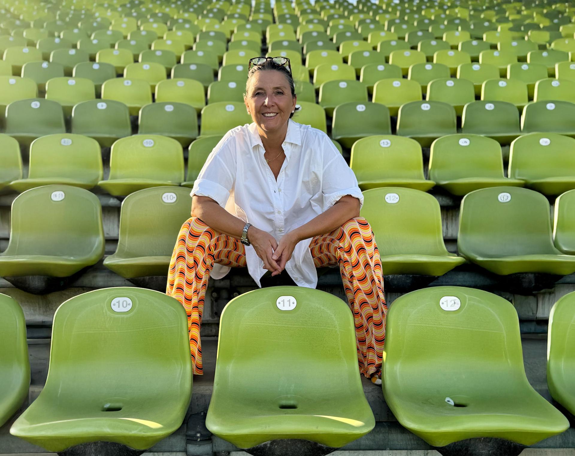 Uli zum Thema Selfcare im Olympiastadion