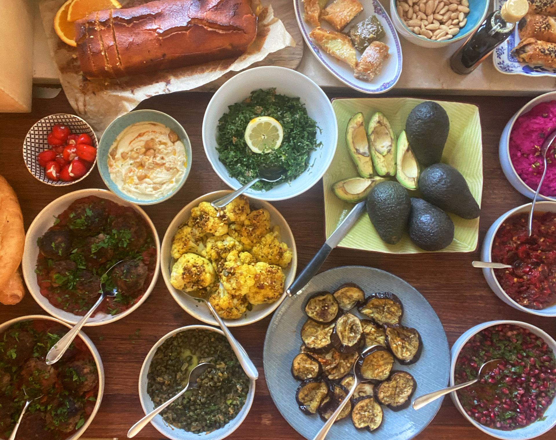 Osterbrunch,-Mezze,-Osterideen
