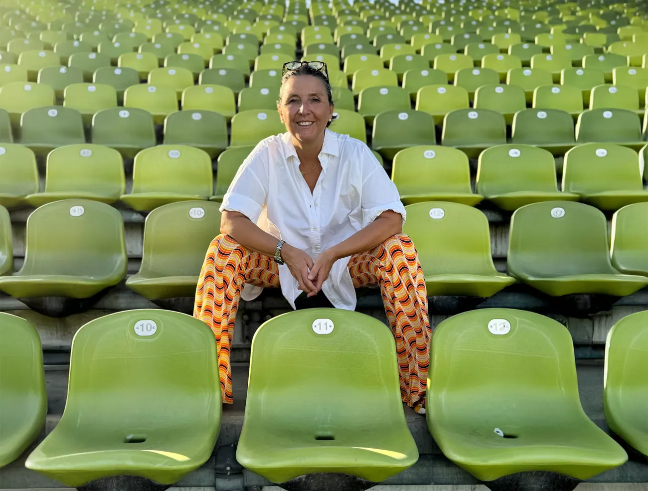 Uli zum Thema Selfcare im Olympiastadion