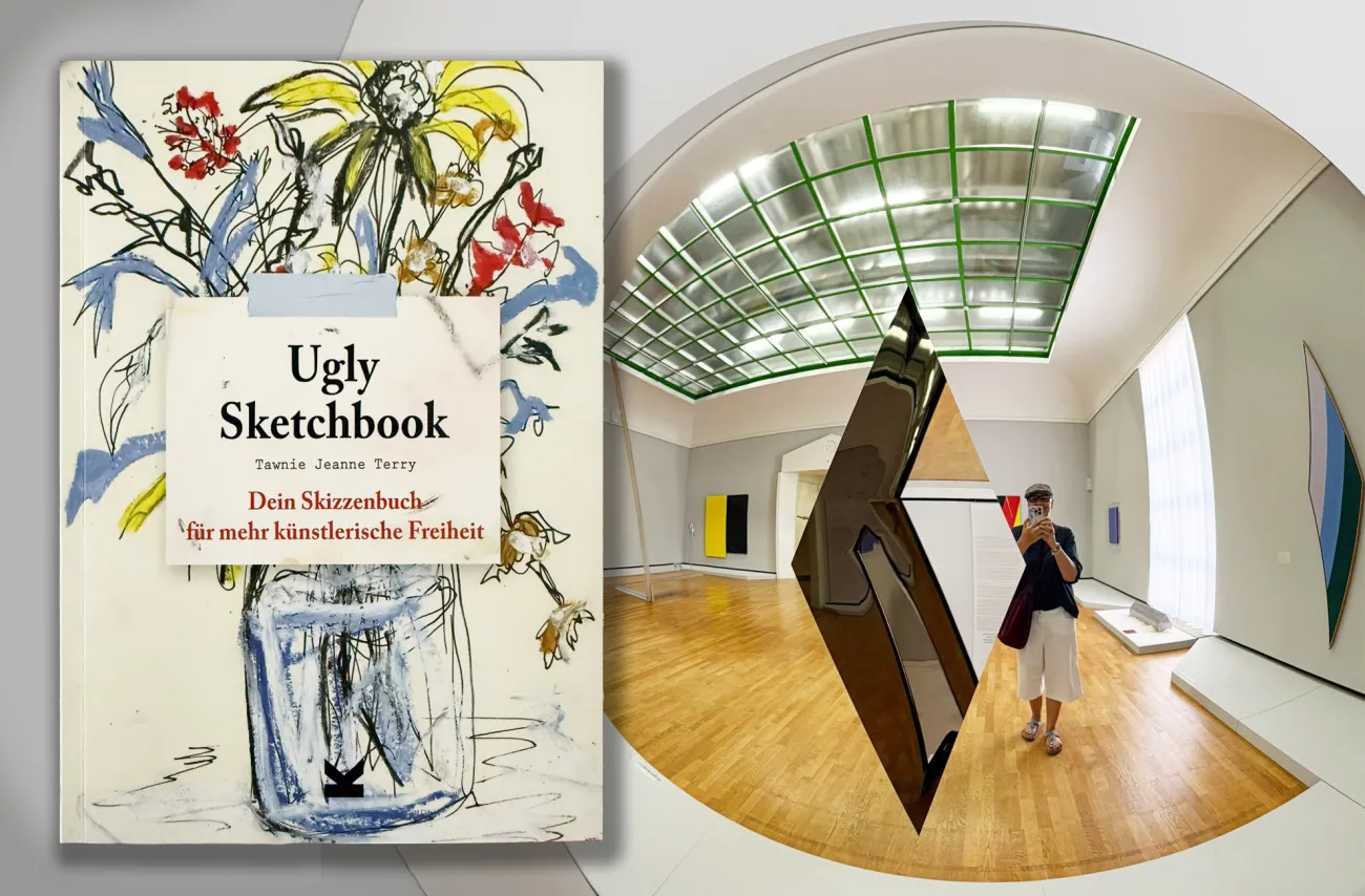 Ugly Sketchbook_Corinne im Museum