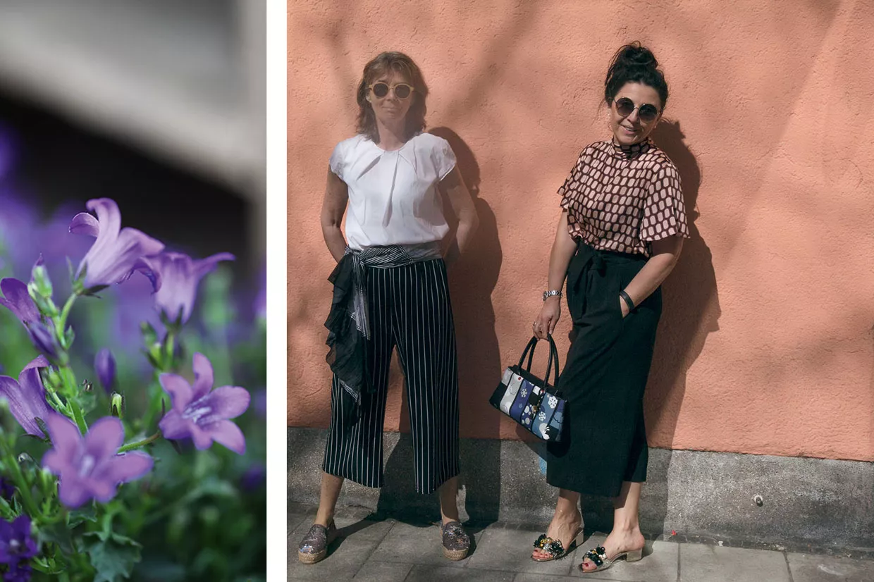 schwarze culotte