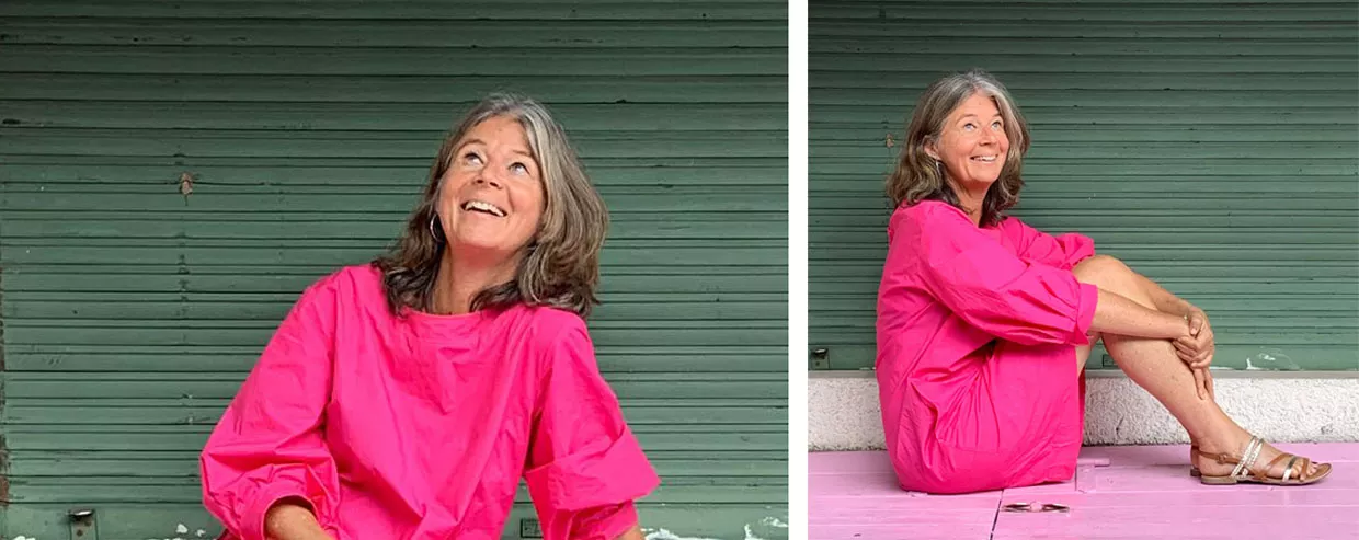 Pinkes Kleid