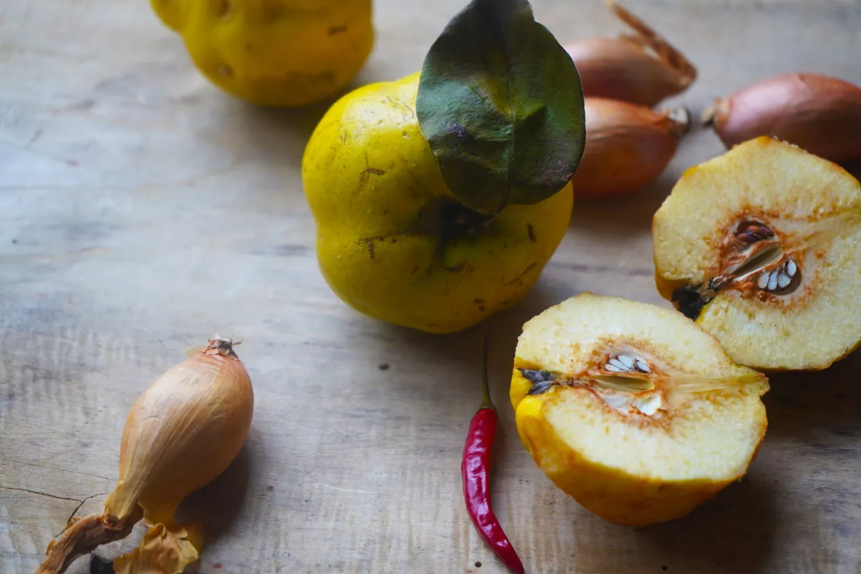 quittenchutney-mit-schalotten-und-chili.