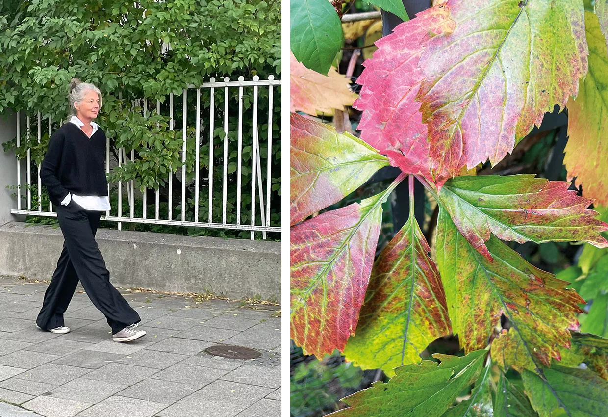 Herbstmode, Schwarz-Weiss,